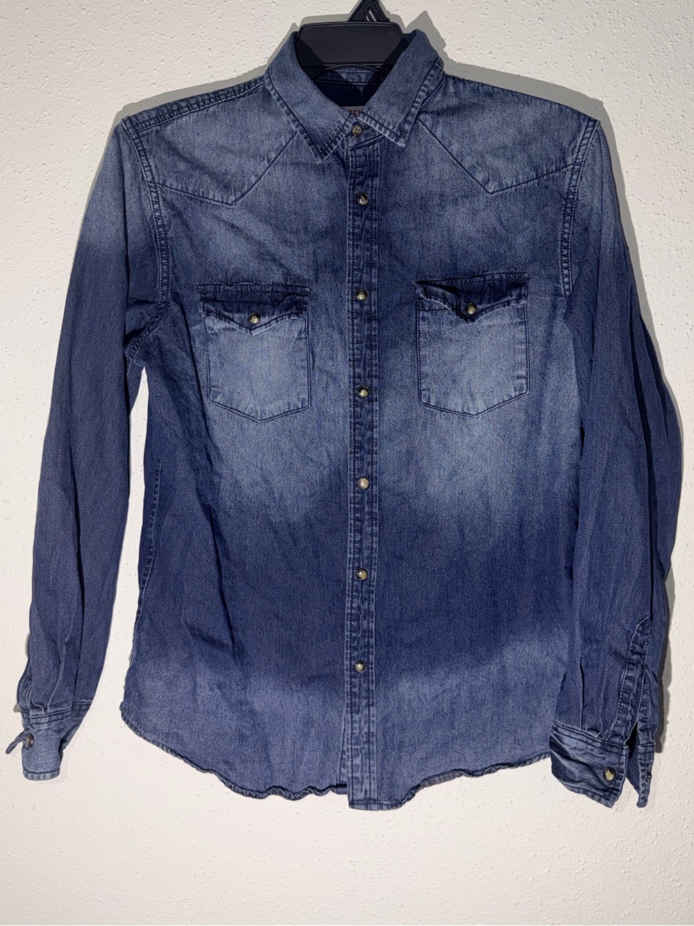 Mossimo Supply Western Denim Shirt Men’s Size Medium